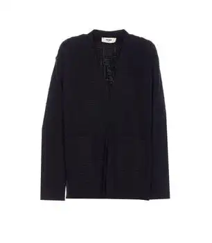 Fendi | Fendi Long-Sleeved V-Neck Cardigan