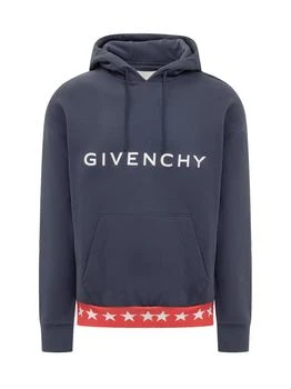 Givenchy | Givenchy Logo Printed Drawstring Hoodie