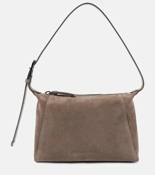 Brunello Cucinelli | Duo Small suede shoulder bag