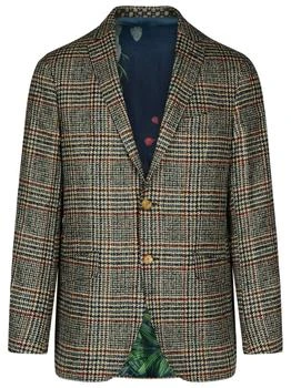 ETRO | Etro Long-Sleeved Checked Blazer