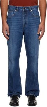 Givenchy | Navy Washed Straight Leg Jeans