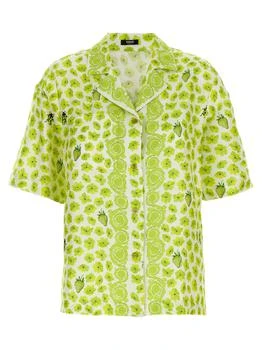 Versace | Versace Floral-Printed Short-Sleeved Shirt