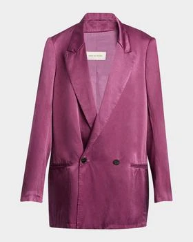 Dries Van Noten | Blink Overdyed Double-Breasted Blazer