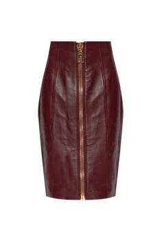 Balmain | Balmain Leather Pencil Skirt