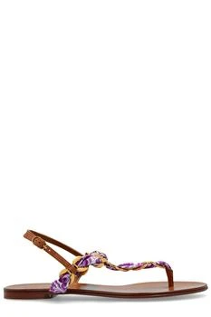 Dolce
Gabbana | Dolce
Gabbana Majolica Printed Twill Flip-Flops