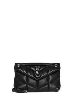 Yves Saint Laurent | SAINT LAURENT | Puffer small YSL logo quilted leather bag | Women | PZ