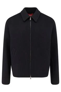 Gucci | Gucci Collared Zip-Up Jacket