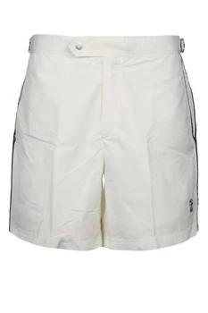 Brunello Cucinelli | Brunello Cucinelli Logo Embroidered Buttoned Swim Shorts