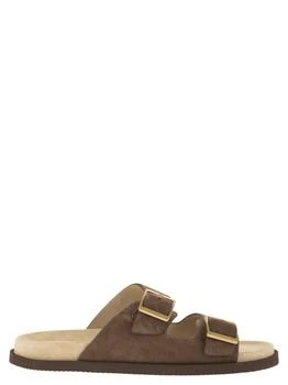 Brunello Cucinelli | Brunello Cucinelli Double Buckled Strapped Sandals