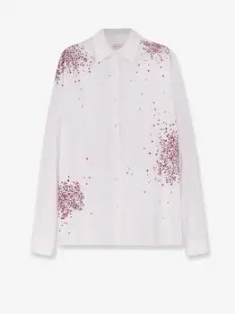 Dries Van Noten | Casia cotton shirt with multicolored sequin detail
