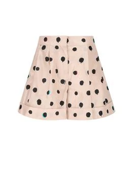 Fendi | Fendi Falena Dots Printed Turn-Up Hem Shorts