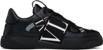 Valentino | Black Low-Top Calfskin VL7N Sneakers