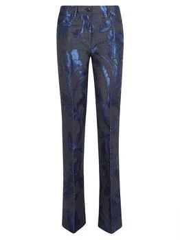 ETRO | Etro Floral Pattern Straight Leg Denim Trousers