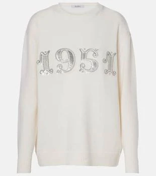 Max Mara | Plata embellished wool and cashmere sweater