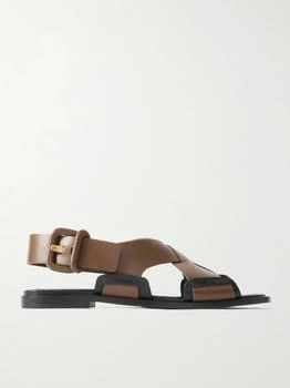 Tod's | Leather Sandals - Dark brown - IT37