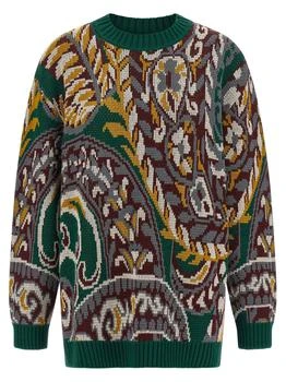 ETRO | Etro Jacquard Drop Shoulder Jumper