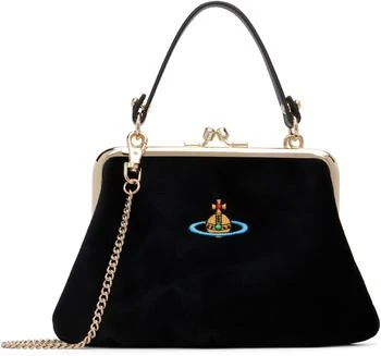 Black Granny Frame Bag