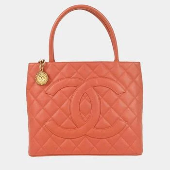 Chanel | Chanel Medallion Salmon Pink Leather Tote Bag