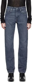 Rick Owens | Blue Concordians Fog Cut Jeans