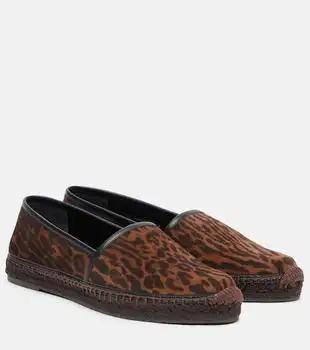 Tom Ford | Leopard-print suede espadrilles