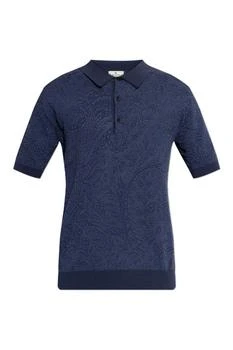 ETRO | Etro Textured Knit Polo Shirt
