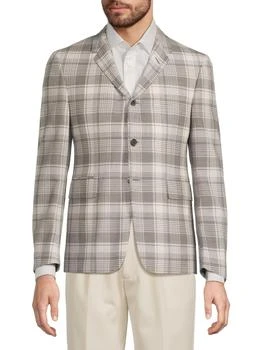 Thom Browne | ​Hairline Plaid Wool Modern-Fit Sport Coat