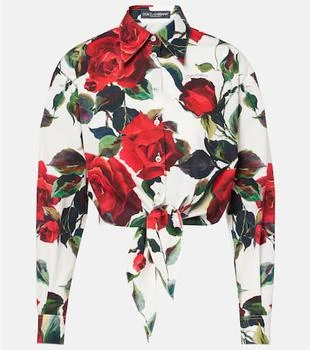Floral cotton shirt