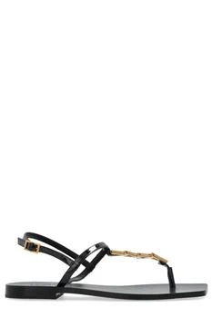 Versace | Versace V-Chain Square-Toe Sandals