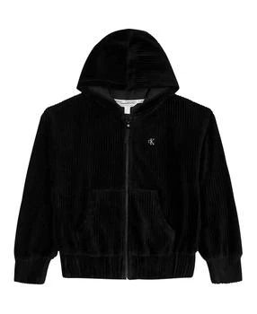Calvin Klein Girls
 7-16 Long-Sleeve Zip-Up Hoodie
