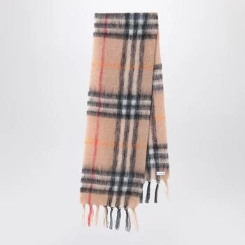 Burberry And Check Scarf Sand