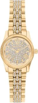 Michael Kors Michael Kors Women's Lexington Three-Hand Gold-Tone Stainless Steel Watch (Model: MK7575)