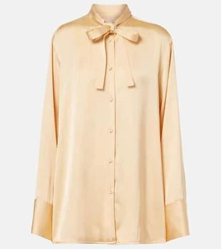 Jil Sander | Bow-detail satin blouse