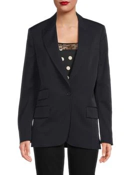 Stella McCartney | Bell Peak Lapel Wool Blazer