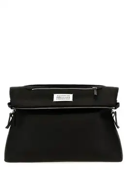 MAISON MARGIELA | Maison Margiela Logo Patch Zipped Shoulder Bag