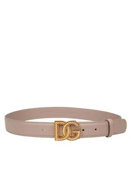 Dolce
Gabbana | Dolce
Gabbana DG Logo Plaque Buckle Belt