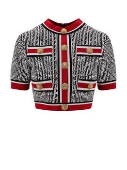 Balmain | Balmain Jacquard Monogrammed Top