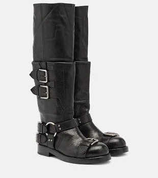Dolce 
Gabbana | Leather knee-high boots