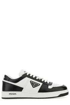 Prada | Prada Logo Patch Lace-Up Sneakers