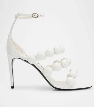 Alaia | Alaia - Women's Patent Bubble Ankle-strap Sandals
