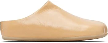MM6 | Beige Factory Sabot Loafers
