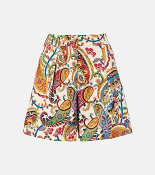 ETRO | Cotton-blend jacquard Bermuda shorts