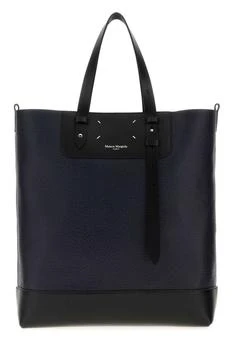 MAISON MARGIELA | Maison Margiela Vertical Logo Printed Tote Bag