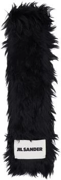 Jil Sander | Black Alpaca Scarf