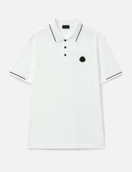 Moncler | Logo Patch Cotton Polo Shirt