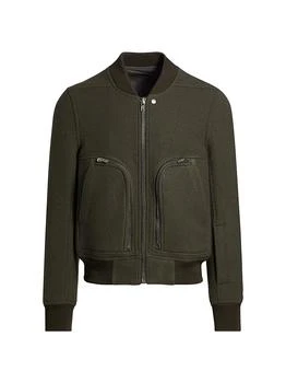 Rick Owens | Bauhaus Flight Wool Bomber Jacket