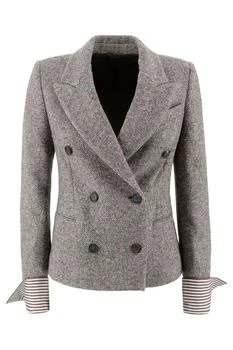 Brunello Cucinelli | Brunello Cucinelli Peak Lapel Double-Breasted Blazer