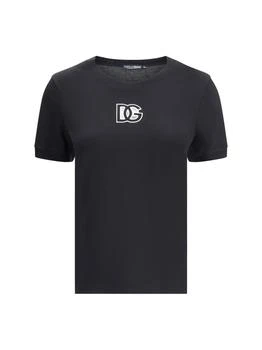 Dolce & Gabbana | Dolce & Gabbana DG Logo Patch Crewneck T-Shirt