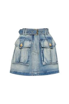 Balmain | Balmain Pocket Mini Denim Skirt
