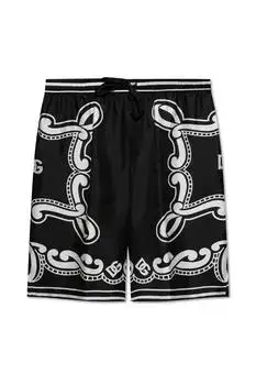 Dolce & Gabbana | Silk shorts with print