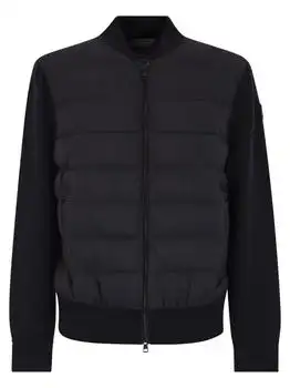 Moncler | Moncler Padded Zip-Up Knit Cardigan